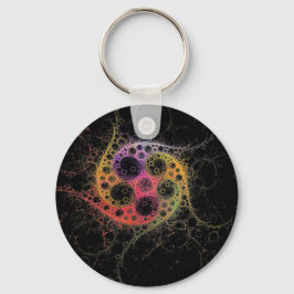 Llavero Se unió al anillo de claves redondeadas centrales