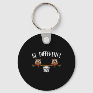 Llavero Sea Different Ows Funny Animal Bird Lover Kawaii Q