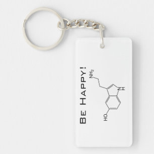 Llavero ¡Sea feliz! Serotonina