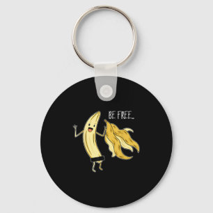 Llavero Sea Gratis Gratuito Banana Gráfica Fruta Lover Lib