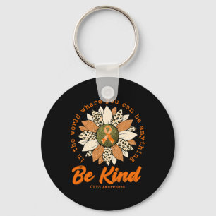 Llavero Sea Kind Sunflower Naranja CRPS Cinta de sensibili