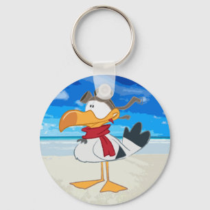 LLAVERO SEAGULL CON GOGGGLES PILOTO