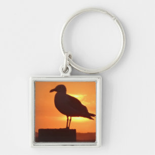 Llavero Seagull Sunset