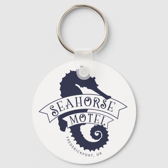 Llavero Seahorse Motel Keychain (Anverso)