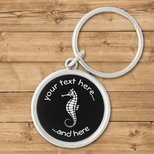 Llavero Seahorse White