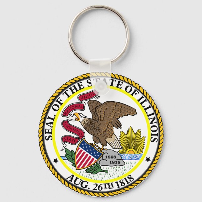 Llavero Seal of Illinois (Anverso)
