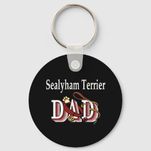 Llavero sealyham terrier dad dad papá Keychain
