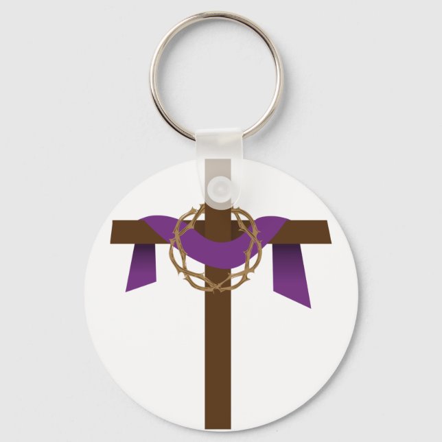 Llavero Season Of Lent Cross (Anverso)