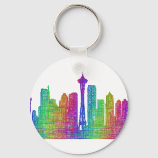 Llavero Seattle skyline