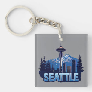 Llavero Seattle Washington Estados Unidos de América