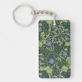 Llavero Seaweed cobalt thyme - William Morris