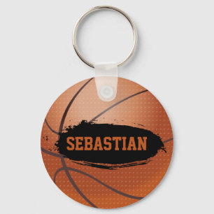 Llavero Sebastian Name Basketball Keychain / Keyring