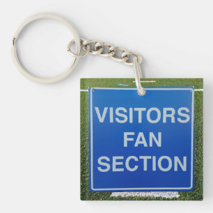 Llavero Sección de fans de los visitantes deportivos