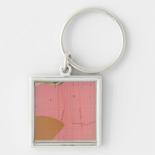 Llavero Sección horizontal del Lode Comstock Sur