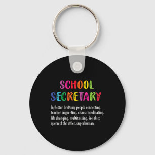 Llavero Secretario de definición de escuela