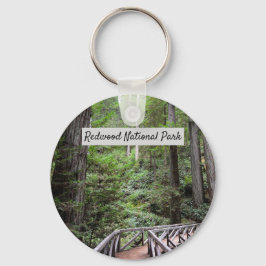 Llavero Secuoyas con puente de madera | Parque nacional se