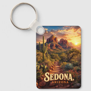 Llavero Sedona Arizona Atardecer Roca Roja Desierto Viaje