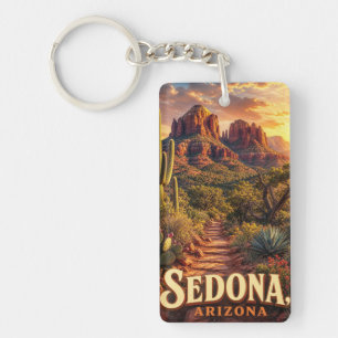 Llavero Sedona Arizona Atardecer Roca Roja Desierto Viaje