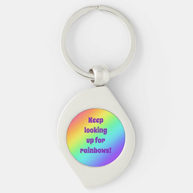 Llavero Seguir buscando la cadena de claves Metalizado de  (Anverso)