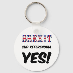 Llavero Segunda consulta sobre el Brexit en la cadena de c