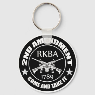Llavero Segunda enmienda llega y tómalo RKBA AR's