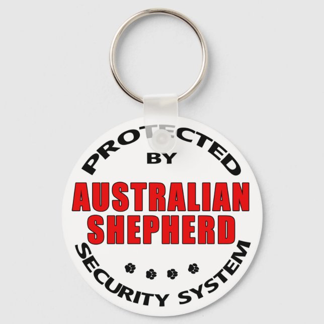 Llavero Seguridad Pastora Australiana (Anverso)