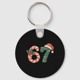 Llavero Seis Siete 67 Meme Navidad