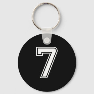 Llavero Seis Siete 67 Número coincidente 7 Halloween Cumpl