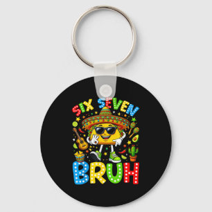 Llavero Seis siete bruh cinco de mayo 67 meme taco