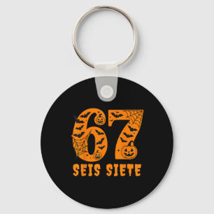 Llavero Seis Siete Español Halloween 67 Niños Kids Six Sie