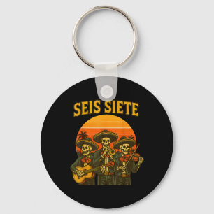 Llavero Seis Siete Funny 67 Meme Mexicano Los Muertos Cala