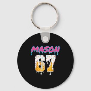Llavero Seis Siete Helado Goteo Deporte 67 Divertido Mason