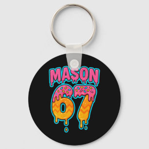 Llavero Seis Siete Meme Mason 67 Helado Goteo Divertido (e