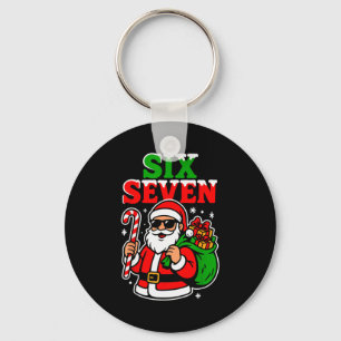 Llavero Seis Siete Santa Divertida Navidad 6 7 Fiesta Geni