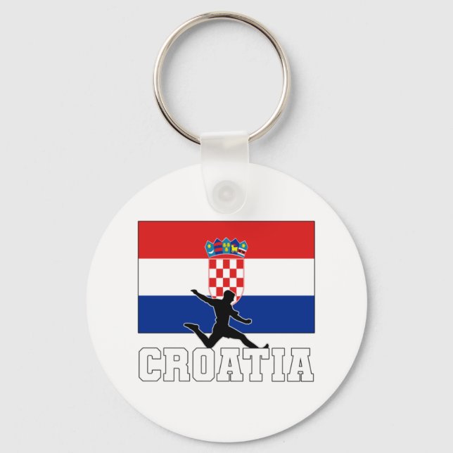 Llavero Selección De Fútbol De Croacia (Anverso)