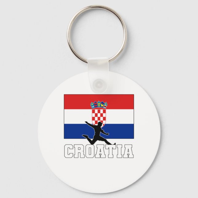 Llavero Selección De Fútbol De Croacia (Anverso)