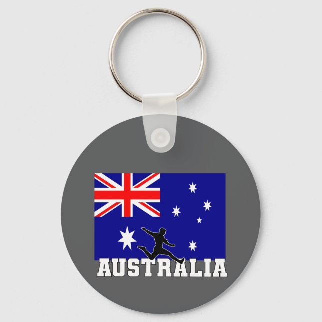Llavero Selección Nacional de Fútbol de Australia (Anverso)