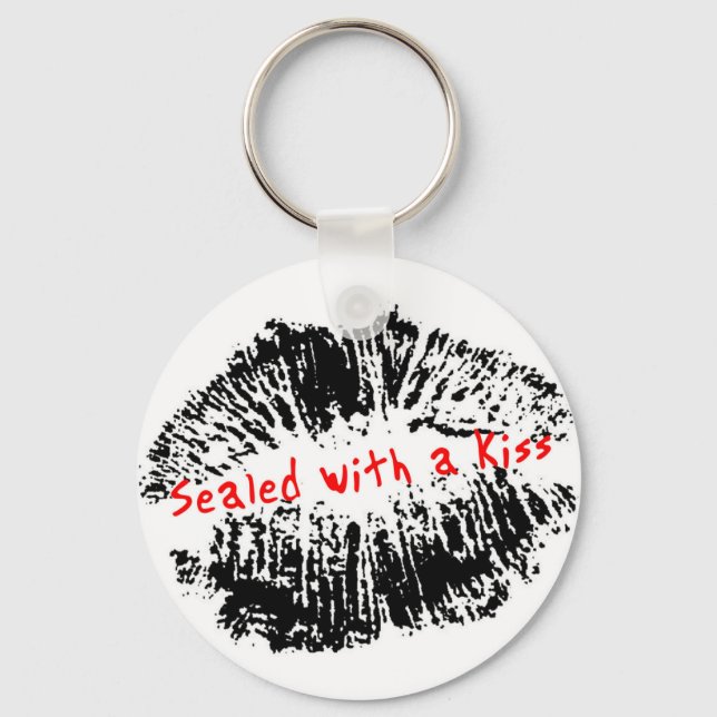 Llavero Sellado con un beso (Anverso)