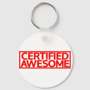 Llavero Sello Awesome certificado