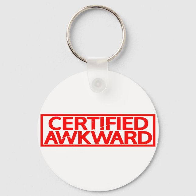 Llavero Sello Awkward certificado (Anverso)