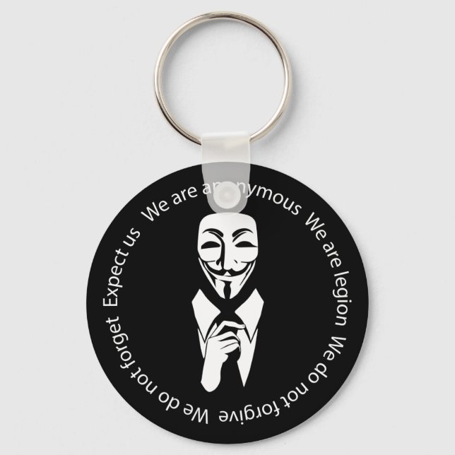 Llavero Sello de Anonymous (Anverso)