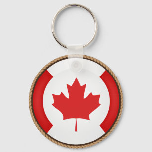 Llavero Sello de bandera de Canadá de Guay