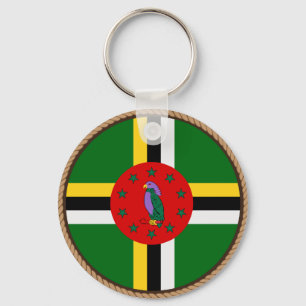 Llavero Sello de bandera de Dominica de Guay