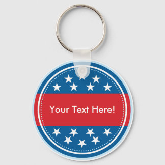 Llavero Sello de bandera de Estados Unidos de personalizab