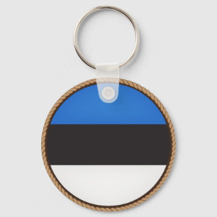 Llavero Sello de bandera de Estonia de Guay