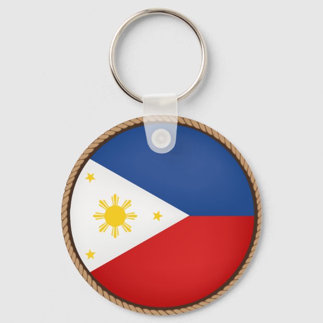 Llavero Sello de bandera de Filipinas de Guay (Anverso)
