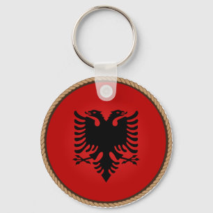 Llavero Sello de bandera de Guay Albania