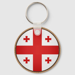Llavero Sello de bandera de Guay Georgia