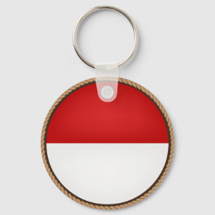 Llavero Sello de bandera de Guay Indonesia