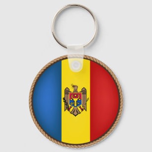Llavero Sello de bandera de Guay Moldavia